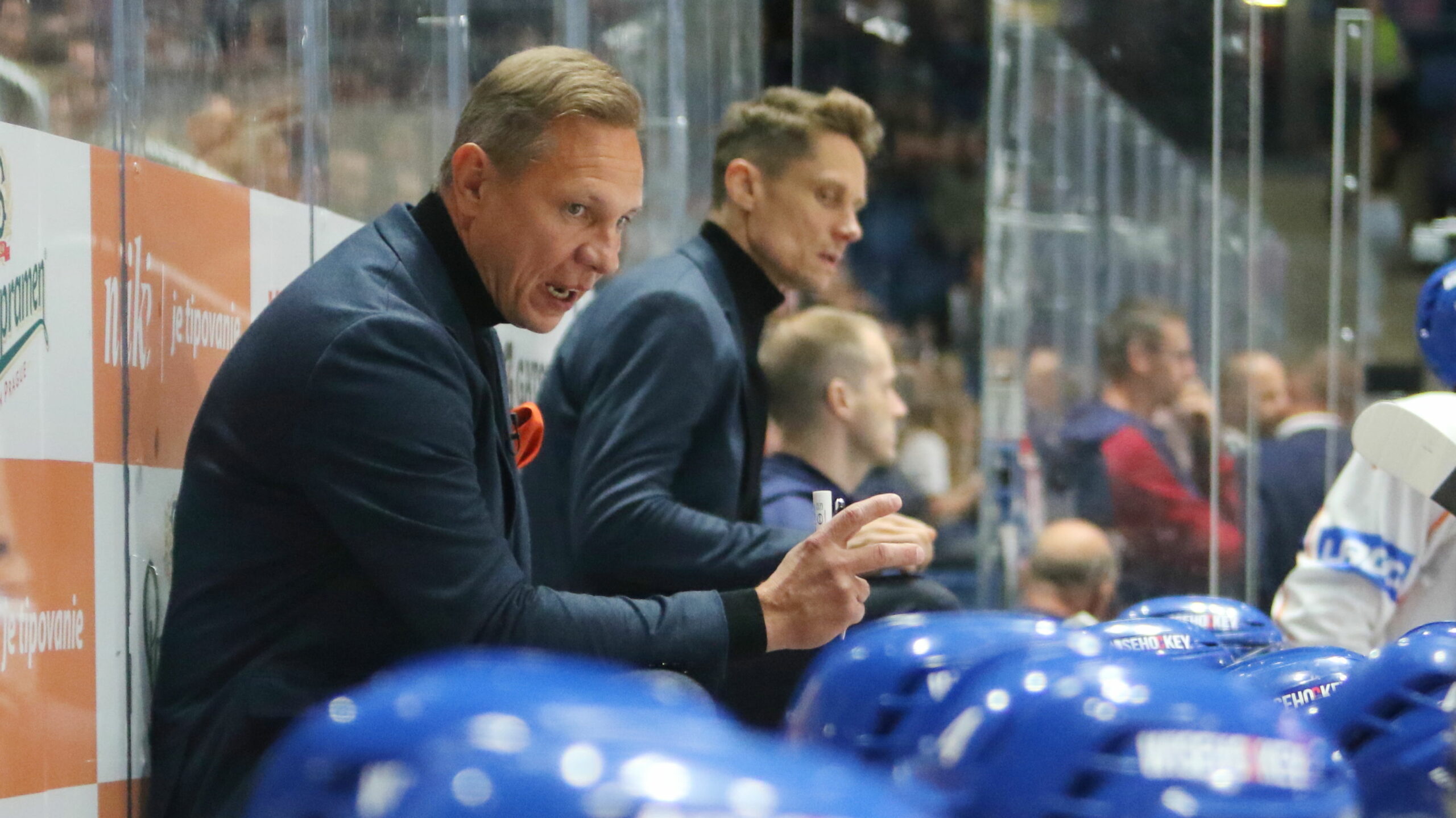 Bildbeschreibung | Quelle: Champions Hockey League: HC Slovan Bratislava - Tappara Tampere Tappara Head Coach Jussi Tapola Ondrej Nepela Arena,