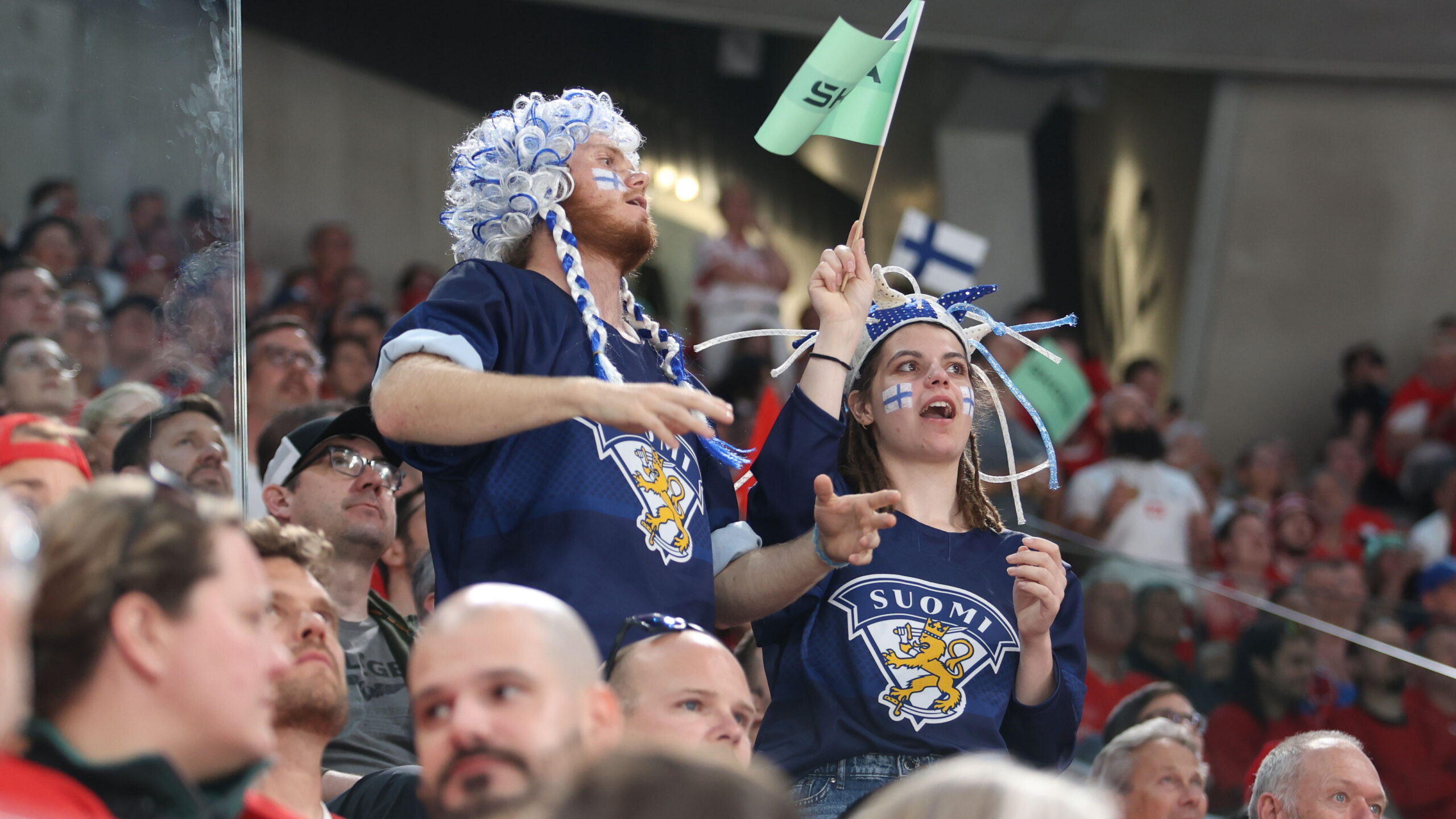 Fans, IIHF World Championship 2026 SF CAN - FIN, Swiss Life Arena, Zürich | Quelle: © Puckfans.at / Andreas Robanser